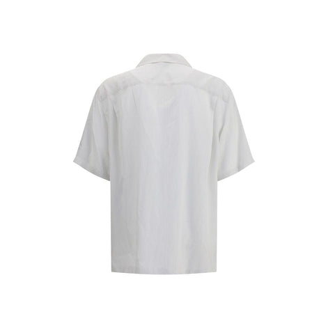 Alexander McQueen White Viscose Pattern Shirt Alexander McQueen