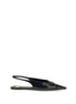 Saint Laurent Black Calf Leather Bos Taurus Ballet Flats Saint Laurent