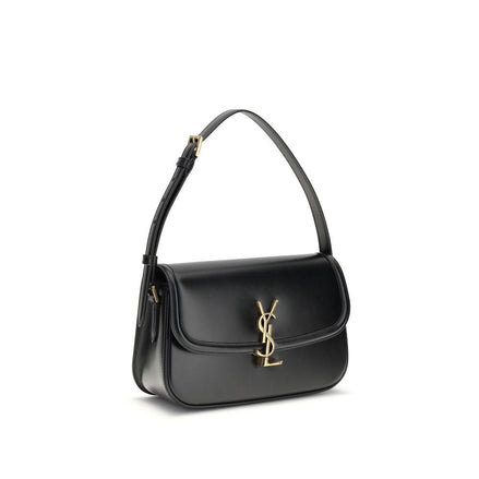 Saint Laurent Black Calf Leather Bos Taurus Shoulder Bag Saint Laurent