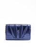 Ferrari Metal blue GT patent leather bag with chain Ferrari