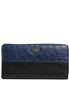 Dolce & Gabbana Black Blue Exotic Leather Men Continental Clutch Wallet Dolce & Gabbana