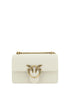 PINKO Beige Calf Leather Bos Taurus Shoulder Bag PINKO