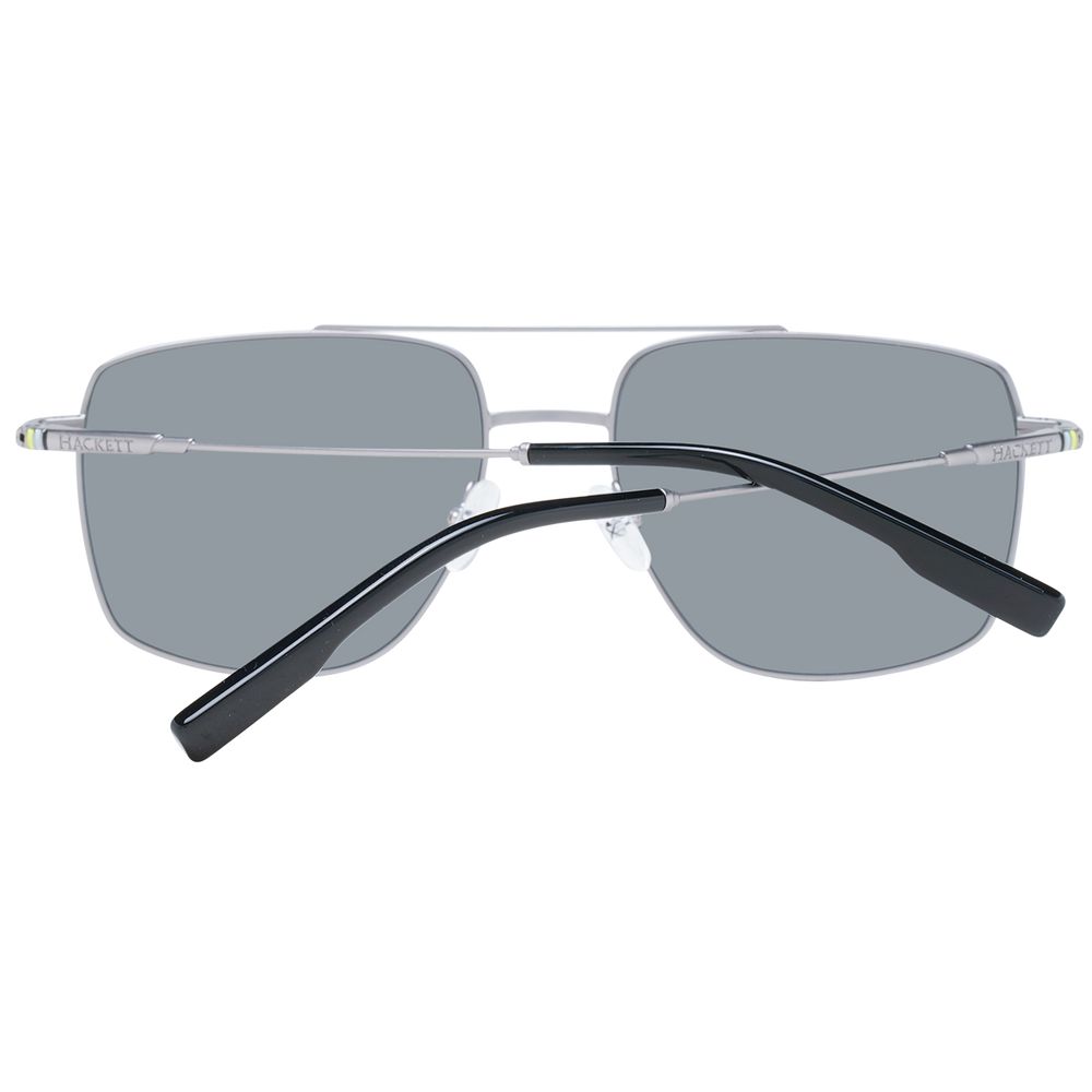 Hackett Gray Metal Sunglasses Hackett