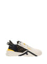 Fendi White Calf Leather Bos Taurus Athletic Sneakers Fendi