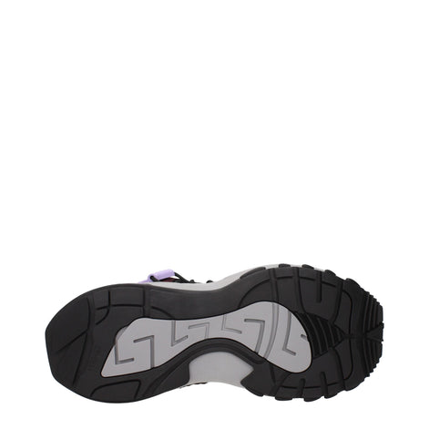 Versace Multicolor Leather Athletic Sneakers Versace