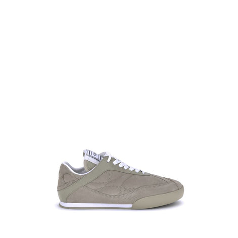 Chloé Beige Calf Leather Bos Taurus Low Top Sneakers Chloé