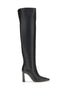 Giuseppe Zanotti Black Leather Over The Knee Giuseppe Zanotti