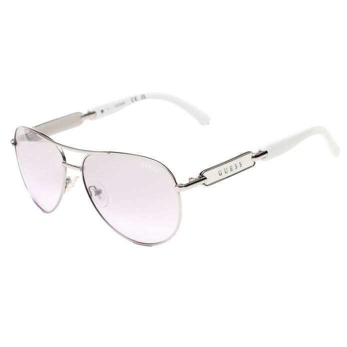 Guess Gray Metal Sunglasses Guess