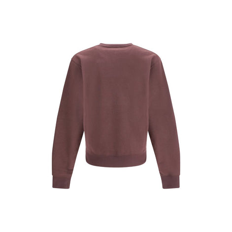 Saint Laurent Bordeaux Cotton Sweatshirt Saint Laurent