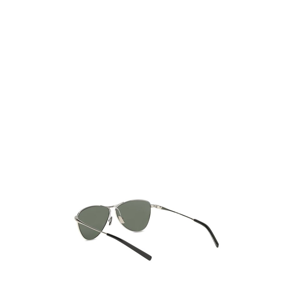 Saint Laurent Silver Metal Sunglasses Saint Laurent