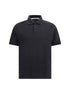 Saint Laurent Black Cotton Polo Shirt Saint Laurent