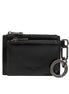 Dolce & Gabbana Black Leather Zipped Card Holder Coin Purse Keyring Wallet Dolce & Gabbana