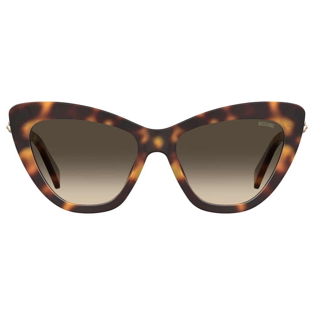 Moschino Brown Acetate Sunglasses Moschino