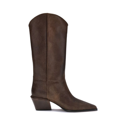 Paris Texas Brown Leather Boots Paris Texas