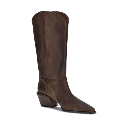 Paris Texas Brown Leather Boots Paris Texas