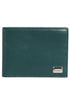 Dolce & Gabbana Green Leather DG Logo Plaque Bifold Men Card Holder Wallet Dolce & Gabbana