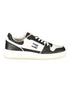Tommy Hilfiger Black Leather Men Sneaker Tommy Hilfiger