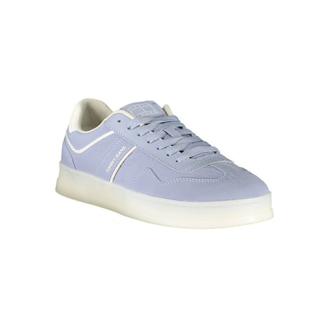 Tommy Hilfiger Blue Leather Women Sneaker Tommy Hilfiger