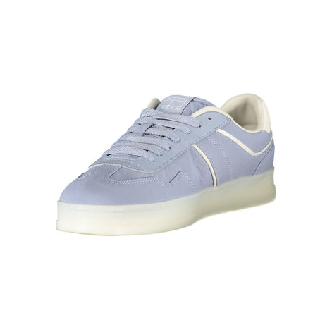 Tommy Hilfiger Blue Leather Women Sneaker Tommy Hilfiger
