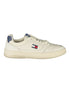Tommy Hilfiger White Leather Men Sneaker Tommy Hilfiger