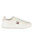 Tommy Hilfiger White Leather Men Sneaker Tommy Hilfiger