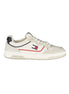 Tommy Hilfiger White Leather Men Sneaker Tommy Hilfiger