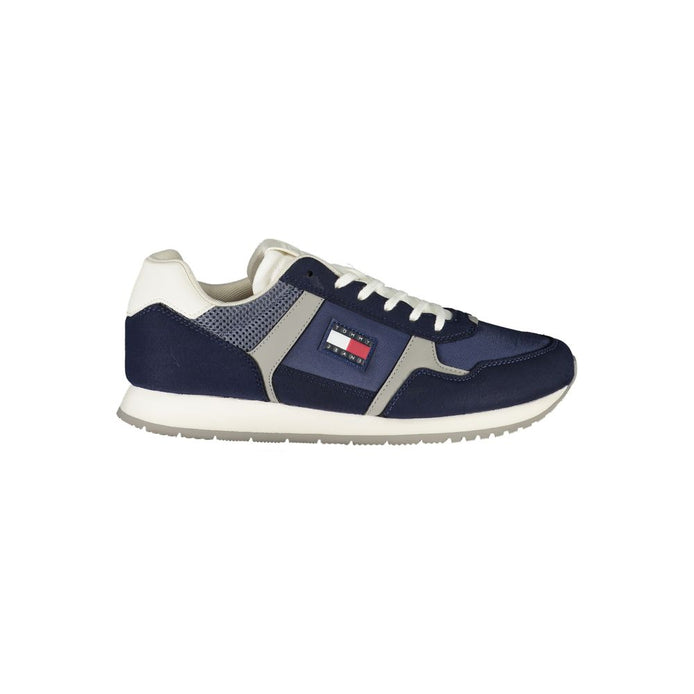 Tommy Hilfiger Blue Polyester Men Sneaker Tommy Hilfiger