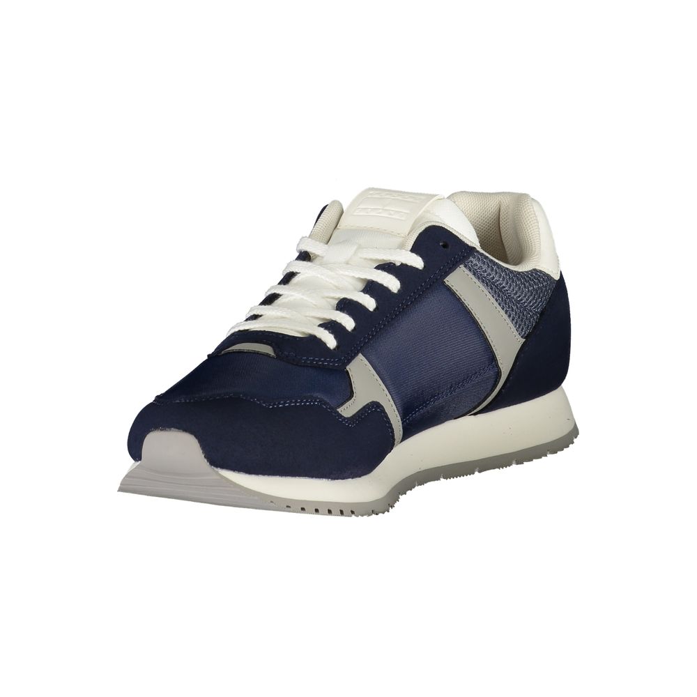 Tommy Hilfiger Blue Polyester Men Sneaker Tommy Hilfiger