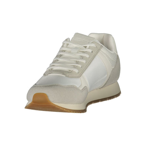 Tommy Hilfiger White Polyester Men Sneaker Tommy Hilfiger