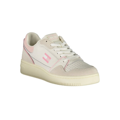 Tommy Hilfiger White Leather Women Sneaker Tommy Hilfiger