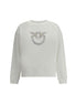PINKO White Cotton Sweatshirt PINKO