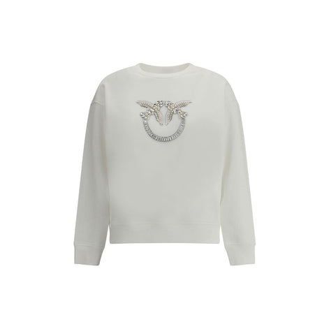 PINKO White Cotton Sweatshirt PINKO