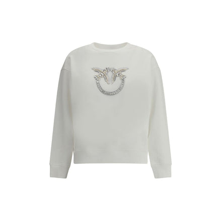 PINKO White Cotton Sweatshirt PINKO