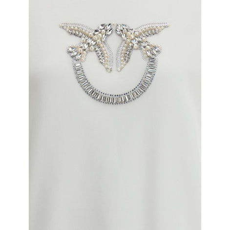 PINKO White Cotton Sweatshirt PINKO