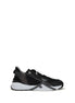 Fendi Gray Calf Leather Bos Taurus Athletic Sneakers Fendi