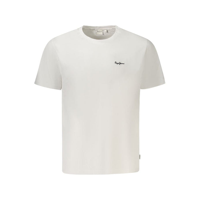 Pepe Jeans Bianco Cotton Men T-Shirt Pepe Jeans