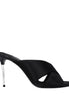 Dolce & Gabbana Black Satin Stiletto Heel Sandals Dolce & Gabbana