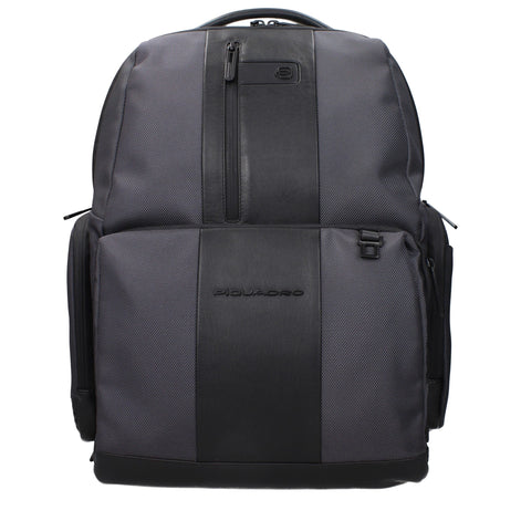 Piquadro Gray Nylon Backpack Piquadro