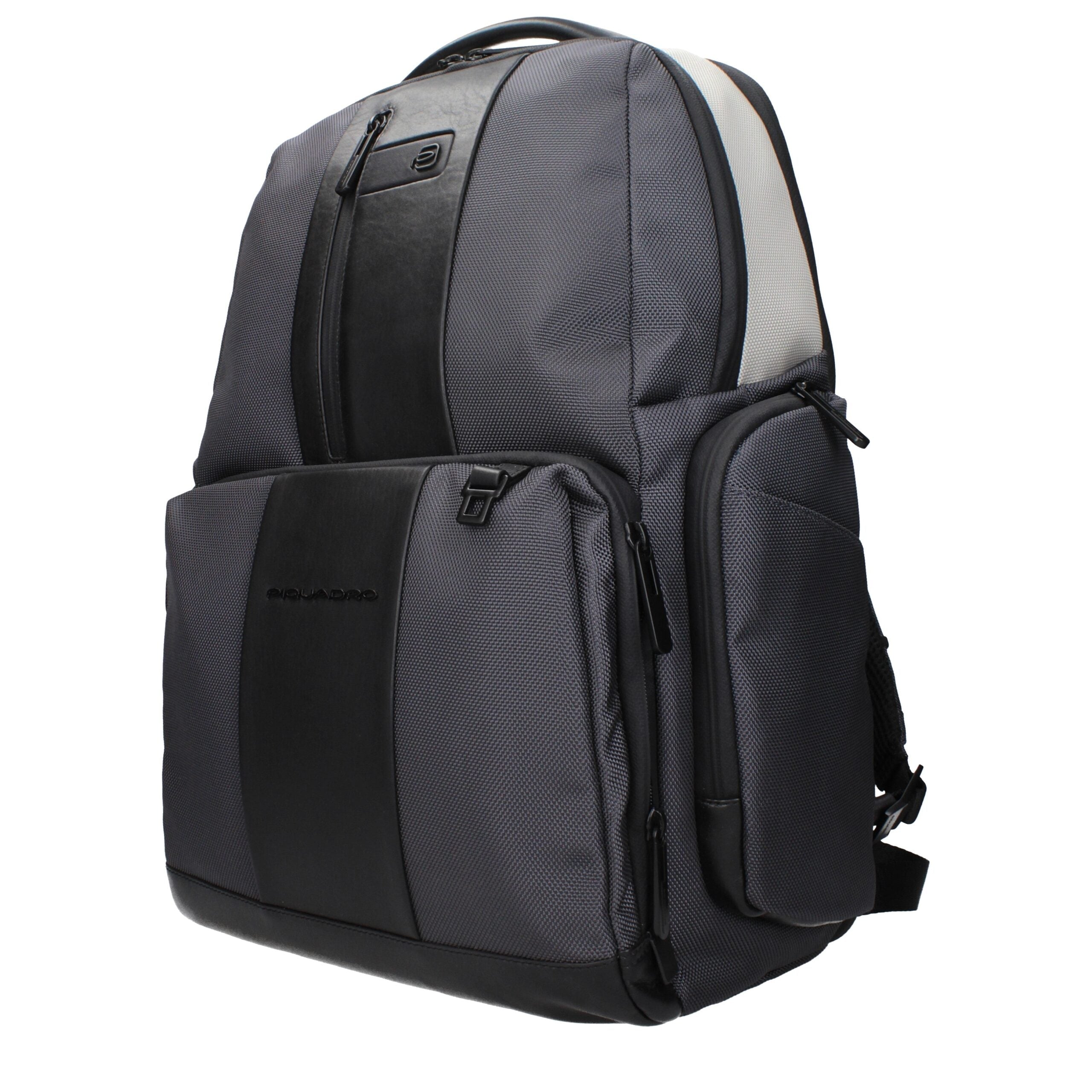 Piquadro Gray Nylon Backpack Piquadro