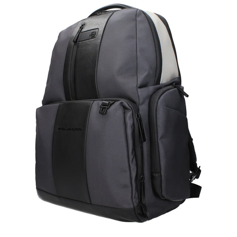 Piquadro Gray Nylon Backpack Piquadro