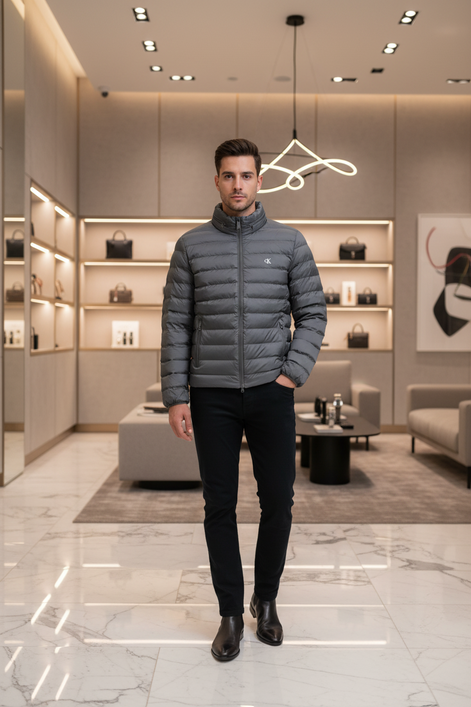 Veste Calvin Klein Nero Poliammide pour homme