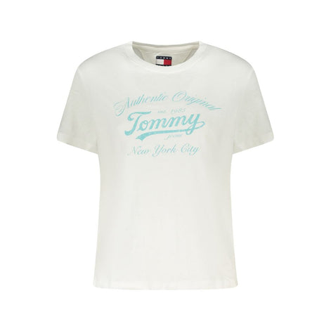 Tommy Hilfiger White Cotton Women T-Shirt Tommy Hilfiger