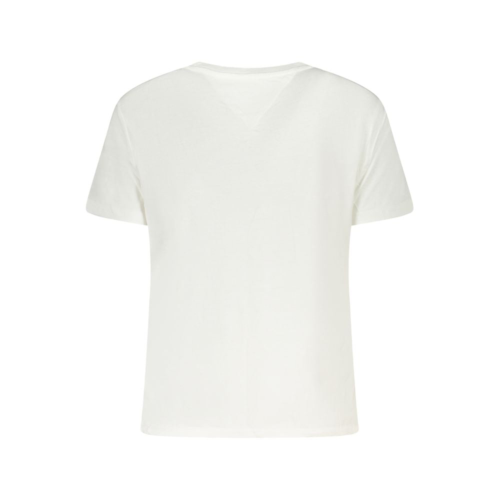 Tommy Hilfiger White Cotton Women T-Shirt Tommy Hilfiger