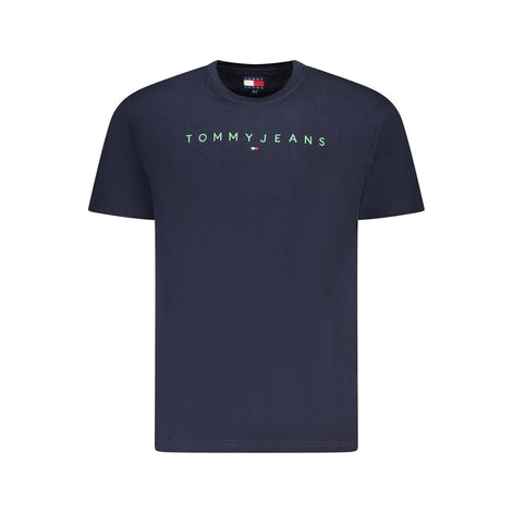 Tommy Hilfiger Blue Cotton Men's T-Shirt Tommy Hilfiger