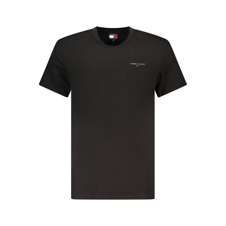 Tommy Hilfiger Black Cotton Men T-Shirt Tommy Hilfiger