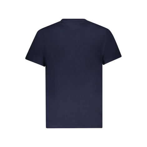 Tommy Hilfiger Blue Cotton Men T-Shirt Tommy Hilfiger