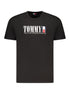 Tommy Hilfiger Black Cotton Men T-Shirt Tommy Hilfiger