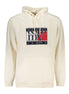 Tommy Hilfiger White Cotton Men's Hooded Sweatshirt Tommy Hilfiger