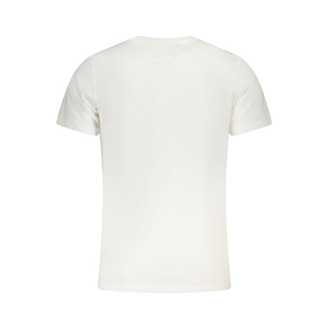 Tommy Hilfiger White Cotton Men T-Shirt Tommy Hilfiger