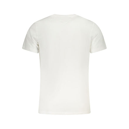 Tommy Hilfiger White Cotton Men T-Shirt Tommy Hilfiger